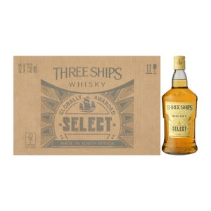 Three Ships Select Whisky (12 x 750ml)